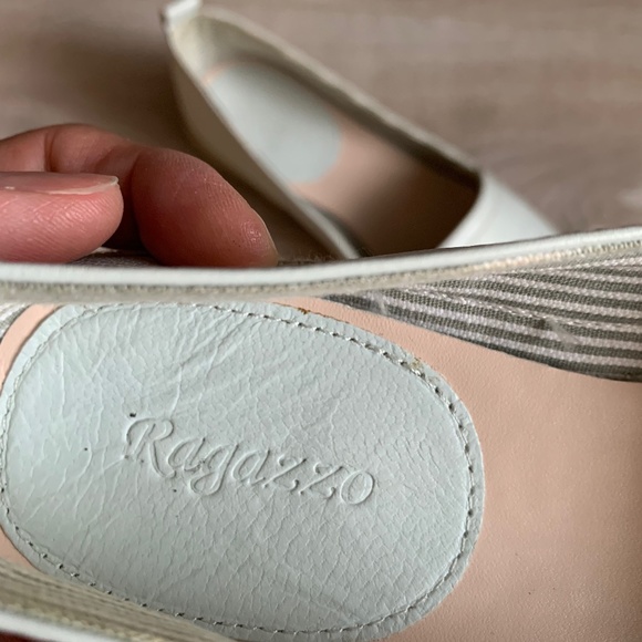 Light Blue Grey Espadrille Shoe Sz 38 / 7 to 7.5 - Picture 2 of 8